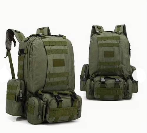 Rucksack oliv liter neu - 55,