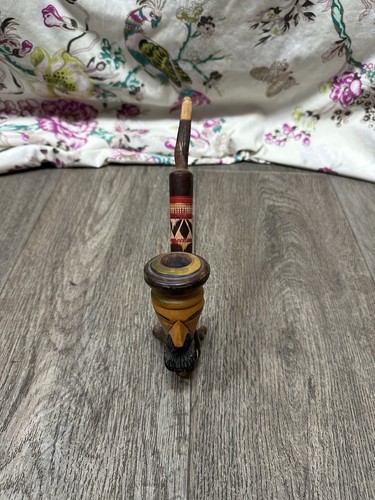 Handgefertigte holzpfeife mit - handgefertigte,