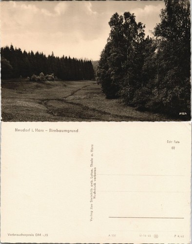 Ansichtskarte neudorf - ansichtskarte, (harz)