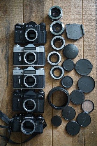 Konvolut fotoapparate und - fotoapparate,