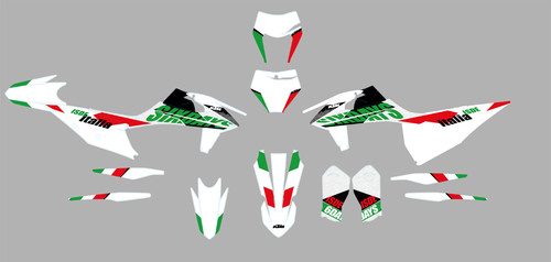 Kit grafik aufkleber für ktm - grafik,