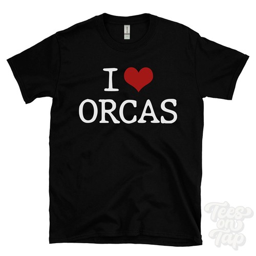 Love orcas shirt herz - i,