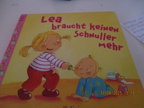 Lea braucht keinen schnuller - keinen,