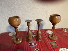 Drechsel arbeiten 2 kelche - -,