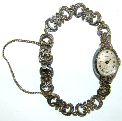 Damen armbanduhr silber 835 - silber,