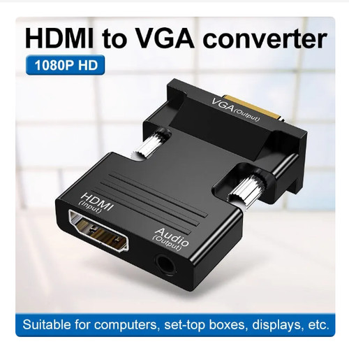 Hdmi vga konverter 1080p hd - konverter,