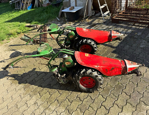 Agria inkl mähbalken und - 2,