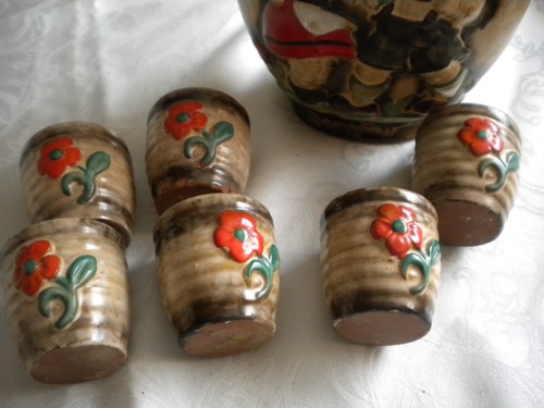 Schnapsflasche 6 stamper - schnapsflasche, +