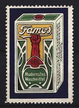 Reklamemarke famos modernstes - reklamemarke,