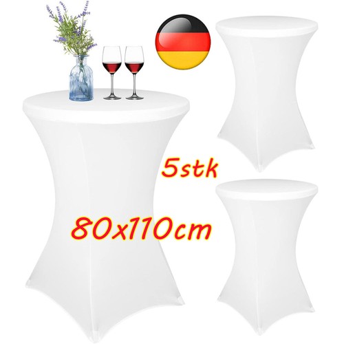 5er stehtischhussen set - stehtischhussen,