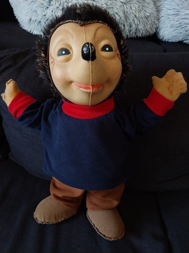 Mecki stoffpuppe - mecki,