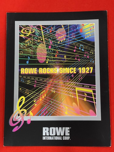 Rowe ami jukebox flyer - flyer, musik