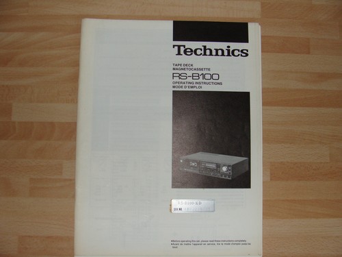 Technics bedienungsanleitung - technics,