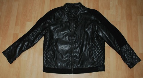 Herren lederjacke schwarz - herren,