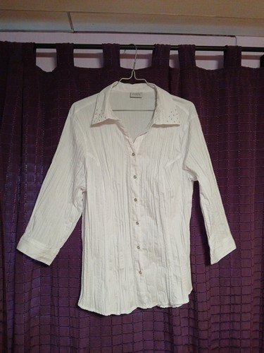 Festliche crinkle bluse - festliche,