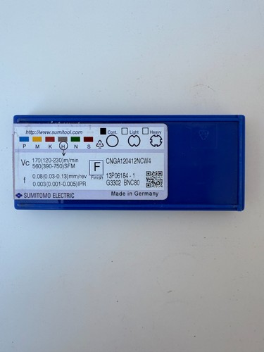 Sumitomo cbn wendeplatten - sumitomo,