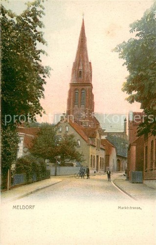 Meldorf marktstrasse blick zur - marktstrasse,