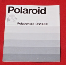 Polaroid Polatronic 5 (#2390)  Bedienungsanleitung / Anleitung , gebraucht
