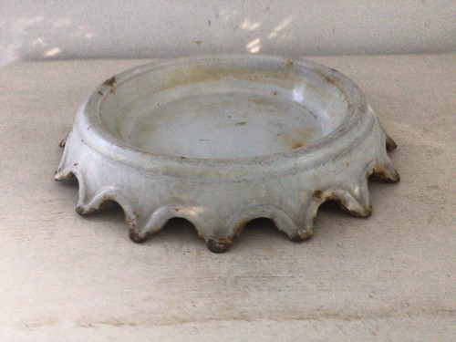Alter emaille spucknapf - emaille,