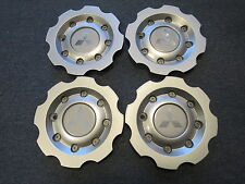 4 Nabenabdeckungen/Radkappen für Alufelgen von Mitsubishi/Ronal