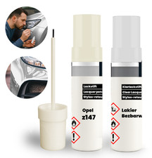 OPEL Z147 Reparatur-Set 2in1: Basislack + Klarlack mit Pinsel