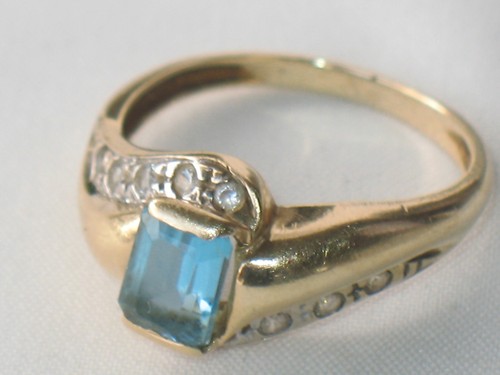 Jugendstil 585er gold ring - jugendstil,