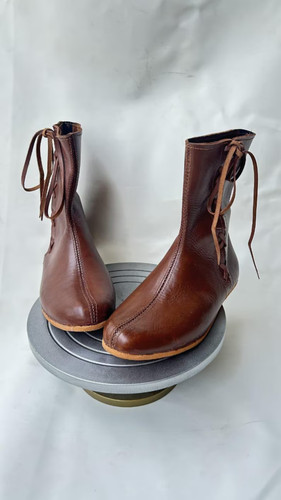 Mittelalter lederstiefel - lederstiefel, |