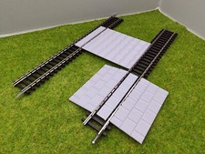 Zubehör Spur TT - TT Bahnübergang - für ein Doppelgleis  - 59,5 x 52mm