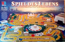Spiel des Lebens 100 Jahre Edition MB Spiele mit beiden weißen Fähnchen   R