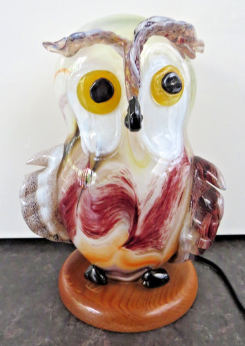 27167 vintage tischlampe eule - vintage,