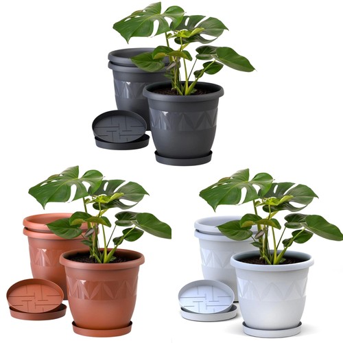 Blumentopf 3er set mit - blumentopf,