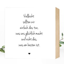 Wunderpixel® Holzbild "Weg