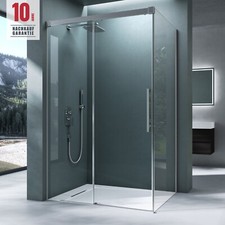 Dusche Duschkabine 120x90  Softclose Schiebetür Duschabtrennung ESG NANO R12 NEU