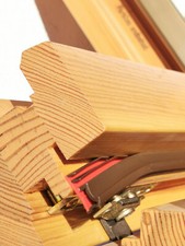 Fensterdichtung für Holzfenster, Flügelfalzdichtung schwarz, weiß, rustikalbraun