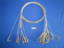 10 x Edelstahlseil V4A Stahlseil Spannseil 2 m Ø 3 mm Haken Öse Seil Drahtseil