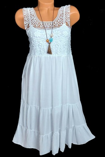 Sommerkleid weiß italy - weiß,