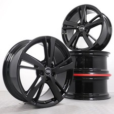 19Zoll Audi A3 S3 RS3 8V Blade Original Alu-Felgen 8x19 ET42 Audi Sport schwarz