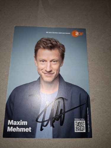 Autogrammkarte maxim mehmet - maxim,