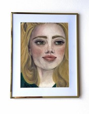 Original malerei woman art - original,