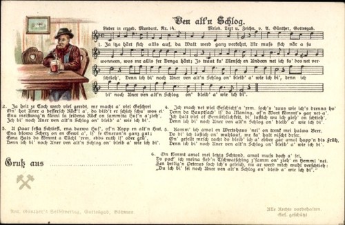 Lied günther anton - ak, günther,
