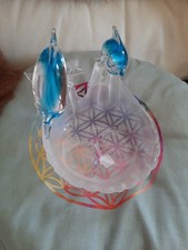 Teelichthalter  mit Delfinen