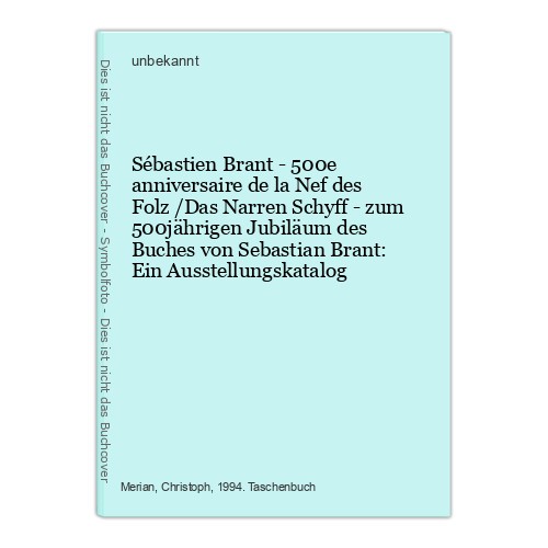 Sébastien brant 500e - sébastien,