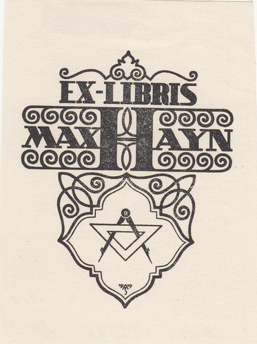 Exlibris bookplate klischee - exlibris,