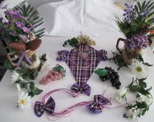 Konvolut Herbst Deko Drachen Weintrauben Keramiktöpfe