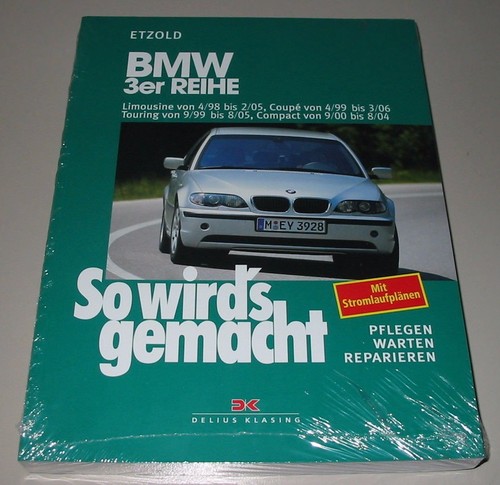 Reparaturanleitung bmw 3er - reparaturanleitung, typ