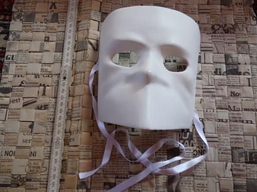 Maske bauta bianca gianni - bianca,,