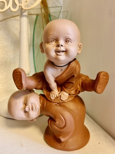 Buddha mönch braun cm - braun,, 15