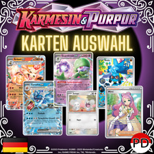 Pokemon Karten KARMESIN & PURPUR | MASTERSET ALLE KARTEN AUSWAHL DEUTSCH