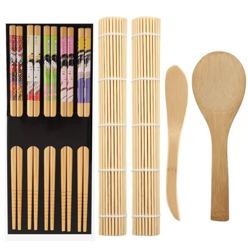 Sushi set bambus tlg - sushi, 9-tlg
