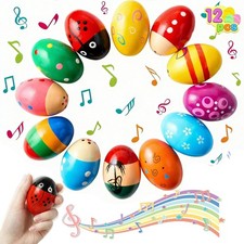 12X Hölzerne Eierschüttler